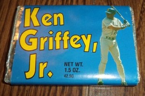  KEN GRIFFEY JR. 1989 Pacific Candy Bar Wrapper Blue