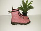 Dr. Martens 1460 PASCAL GLITTER sparkle boots pink 8-eyelet UK 6 EU 39 US 8