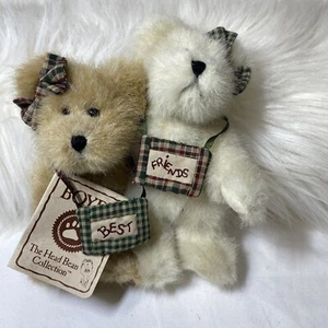 The Boyds Bears The Head Bean Collection “Bestest And Buddy” 1988-2003 - Picture 1 of 8