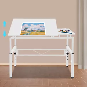 Drafting Table Art Desk Artist Drawing Desk Adjustable Craft Table Drawing Table - Picture 1 of 23