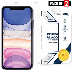 2er Pack für iPhone 11 Pro 8 7 6s Plus X Xs Max XR Hartglas Displayschutzfolie - Bild 1 von 11
