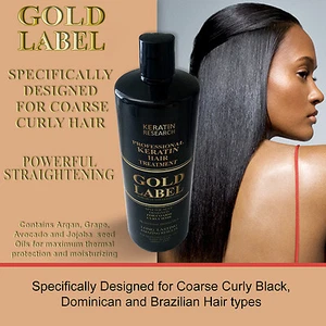 Keratin Research Tratamiento profesional de Keratina Chocolate Gold Label 240ml - Picture 1 of 13