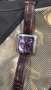 PureDial Square Legacy Lavender Face with date watch - Picture 1 of 2