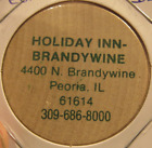Vintage Holiday Inn Peoria, Il Wooden Nickel - Token Illinois