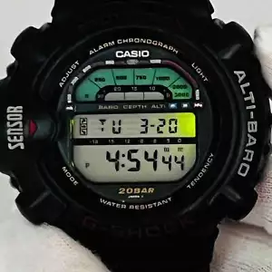 CASIO G-SHOCK SKYFORCE DW-6500 quartz Men's Watch Belt has some cracks 53.0mm - Picture 1 of 16