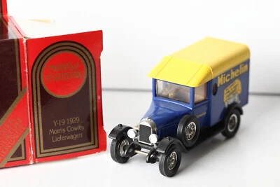 Matchbox 1:43 Y-19 1929 Morris Cowley Lieferwagen blau gelb  OVP (311039) #5923# - Bild 1 von 3