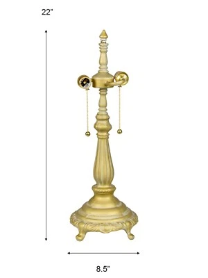 721G- BASE DE ABAJUR CLÁSSICA DALE TIFFANY (REC-12" SOMBRA TIFFANY) - Imagem 1 de 2