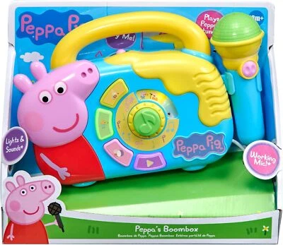 Peppa Pig Boombox with Light and Working Microphone to Sing Along - Image 1 of 3