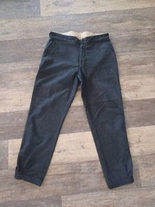 Patagonia Rare Vintage Pants M's 34 Gray Bombachas Merino Wool Blend - Picture 1 of 7