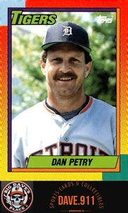 Dan Petry 1990 Topps Traded #93T Detroit Tigers - Picture 1 of 2
