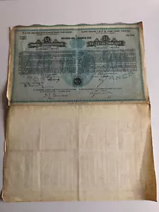 Action Société General I . R . P . du Crédit Foncier D Autriche 1912 - Imagen 1 de 2