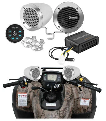 Memphis Bluetooth ATV Audio w/ Handlebar Speakers For Can-Am Outlander - Image 1 of 4