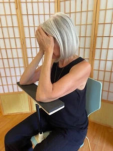 Palming Support for Natural Vision Improvement & Relaxation Wood Aluminum (PS-5) - Picture 1 of 13