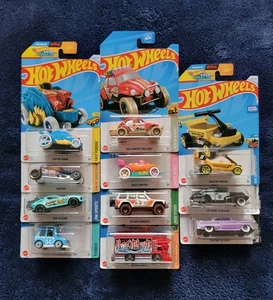 NEW LOT OF 11 2023-2024 Hot Wheels Treasure Hunts - Raijin Chevy Cherokee Donut - Picture 1 of 14