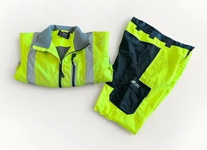 Mens Small Star Tech Pioneer Heated Nano Bomber Jacket & Reflective Hi-Vis Pants - Picture 1 of 24