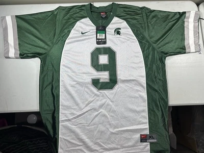 Camiseta de futebol Nike Michigan State Spartans #9 nova com etiquetas tamanho GG - Imagem 1 de 4