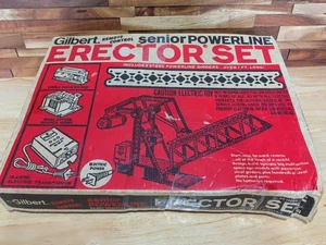 Gilbert Remote Control POWERLINE ERECTOR SET - No. 49-16068 / 34158 - Vintage - Picture 1 of 9
