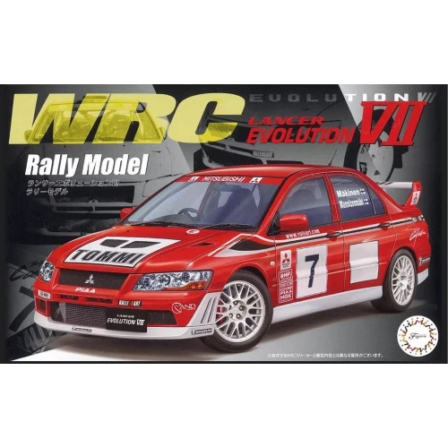 MITSUBISHI LANCER EVOLUTION VII WRC RALLY MODEL KIT 1:24 Fujimi Kit Auto Modelli - Immagine 1 di 1