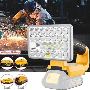 LED-Arbeitsleuchte Scheinwerfer Baustellenleuchte für DeWalt 18-V-Li-Ionen-Akku - Bild 1 von 10