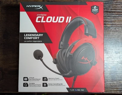 HyperX Cloud II - Gaming Headset - Black-Red - Image 1 of 4