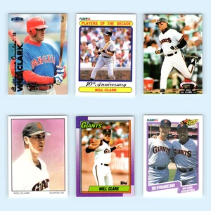 Will Clark Lot 6 Baseball Cards 1999 Fleer Tradition Baltimore Orioles Set MLB - Picture 1 of 8
