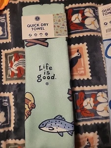 Life Is Good Quick Dry Towel - Picture 1 of 4