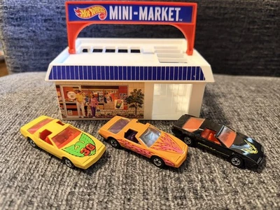 VINTAGE Lot Of 3 Hot Wheels 80s PONTIAC FIREBIRD Black Orange Yellow - Image 1 of 4