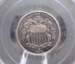 1871 U.S. Shield Nickel PROOF 5c PCGS PR64 #856 Uncirculated *PROOF* ECC&C, Inc. - Picture 1 of 11