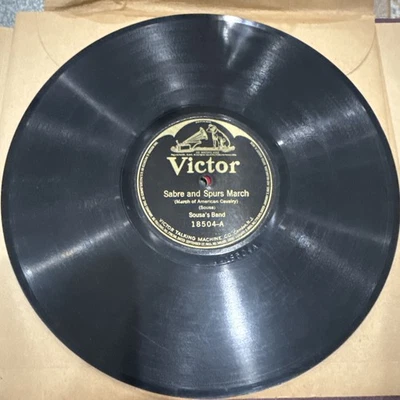 SOUSA'S BAND-Sabre And Spurs March (1918) VICTOR 10" Shellac Single - Image 1 of 4