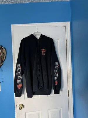 Vintage Harley Davidson Zip Up Las Vegas Casino 2XL Sleeve Hit Graily - Image 1 of 4