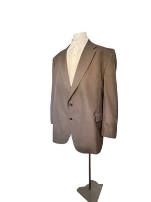 JAQUETA ESPORTIVA BLAZER LACROSSE MARROM MASCULINA 56 LONGA - Imagem 1 de 4