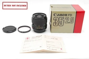 [MINT++] Canon New FD NFD 35mm f/2 MF Wide Angle Manual Focus Lens From JAPAN - Picture 1 of 24