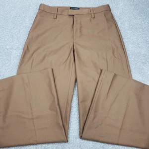 Pantalones de Lana Banana Republic Lido Pierna Ancha Nuevos con Etiquetas Canela Preppy Oficina Mujer 12 - Imagen 1 de 12