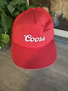 Cappello da baseball berretto camionista snapback logo rosso Coors Beer x Brixton maglia snapback - Foto 1 di 13