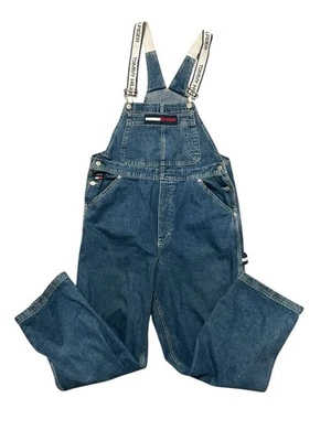 Mono vaquero con tirantes Tommy Hilfiger vintage para hombre vaquero grande años 90 Y2K Foto 1 de 4