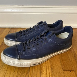 Zapatos Converse John Varvatos Para Hombre Talla 10 Azul Marino Lona Parte Superior Baja Tenis All Star - Imagen 1 de 11