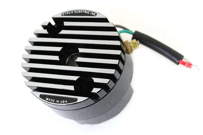 Cubierta de extremo regulador negra de 12 voltios para Harley Davidson Foto 1 de 4