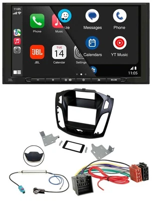 JBL MP3 DAB Bluetooth USB 2DIN Autoradio für Ford Focus ab 2018 schwarz - Bild 1 von 4