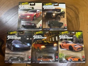 Hot Wheels Premium Fast & Furious 2025 Dash L Set of 5 (In-Stock) F&F HNW46-956L - Picture 1 of 17