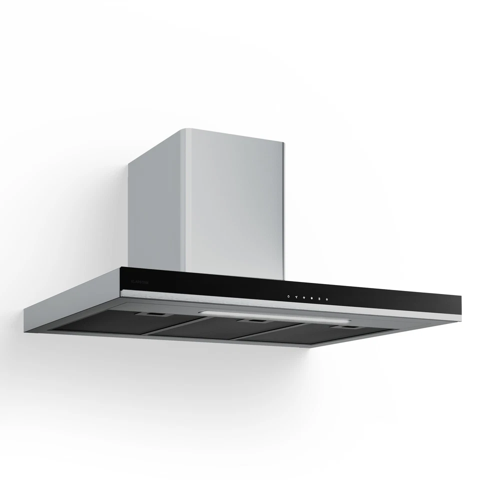 Verosteel Dunstabzugshaube 90 cm Wandhaube energieeffizient A++ leise Touch LED - Bild 1 von 4
