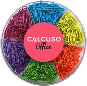Graffette E Fermagli Da Ufficio: 480 Pezzi Colorati E Resistenti per Uso Scolast - Foto 1 di 12