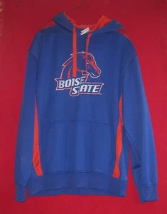 Nice NCAA Knights Apparel Sewn Boise State Broncos Pull over Size Mens Large - Picture 1 of 5