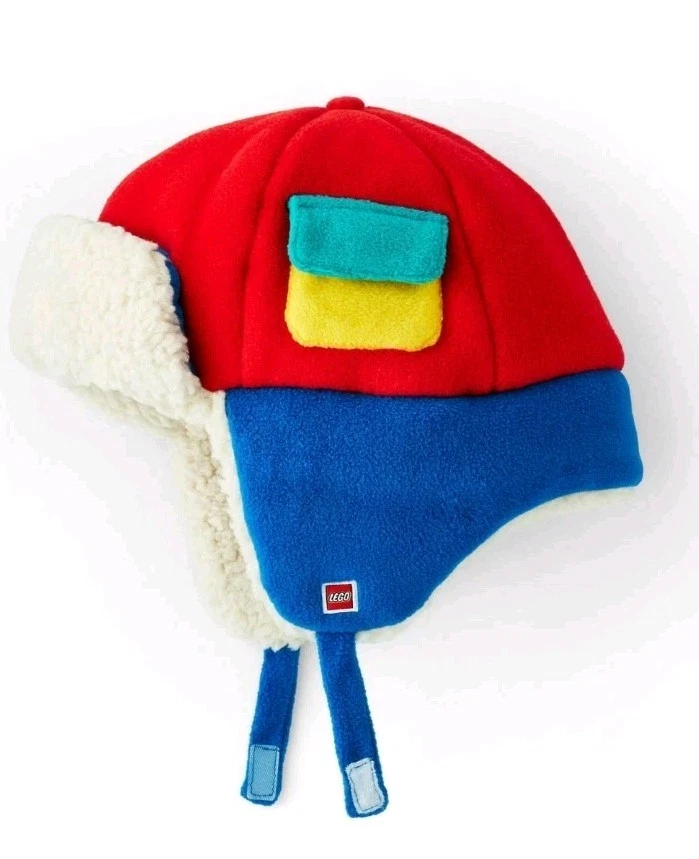 *NEW* LEGO Collection X Target Baby Color Block Fleece Trapper Hat 12-24 Months - Image 1 of 3