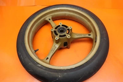 06-07 SUZUKI GSXR 600 750 OEM STRAIGHT FRONT WHEEL RIM W TIRE - Image 1 of 4