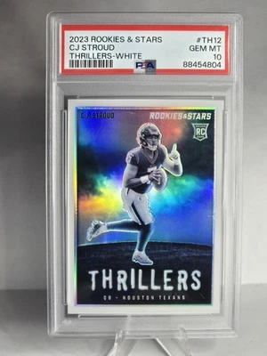 2023 panini Rookies & Stars CJ Stroud White Thrillers /149 PSA 10 LOW POP 13 🔥 - Image 1 of 2