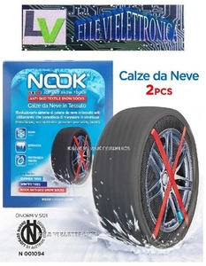 CAR-698 NOOK Calze Neve Auto Camper Furgoni Misura Pneumatico Gomma 265/60R17 - Foto 1 di 1