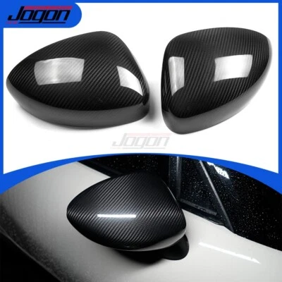 For Mazda MX5 MX-5 ND RF 2016-Up Dry Carbon Exterior Side Mirror Cap Trim Cover - Image 1 of 4