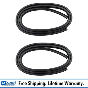 1A Rubber Door Weatherstrip Seals Pair Set Kit for 73-91 Chevy GMC Pickup Truck - Picture 1 of 5