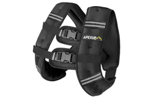 APEXUP Weighted Vest Men 5Lbs/10Lbs/15Lbs/20Lbs/25Lbs/30Lbs Weights with Reflect - Picture 1 of 8