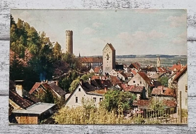 AK Ravensburg Turm Mehlsack Architektur Kirche Postkarte Deko Handschrift alt - Bild 1 von 2